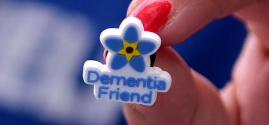 Dementia Friends pin badge