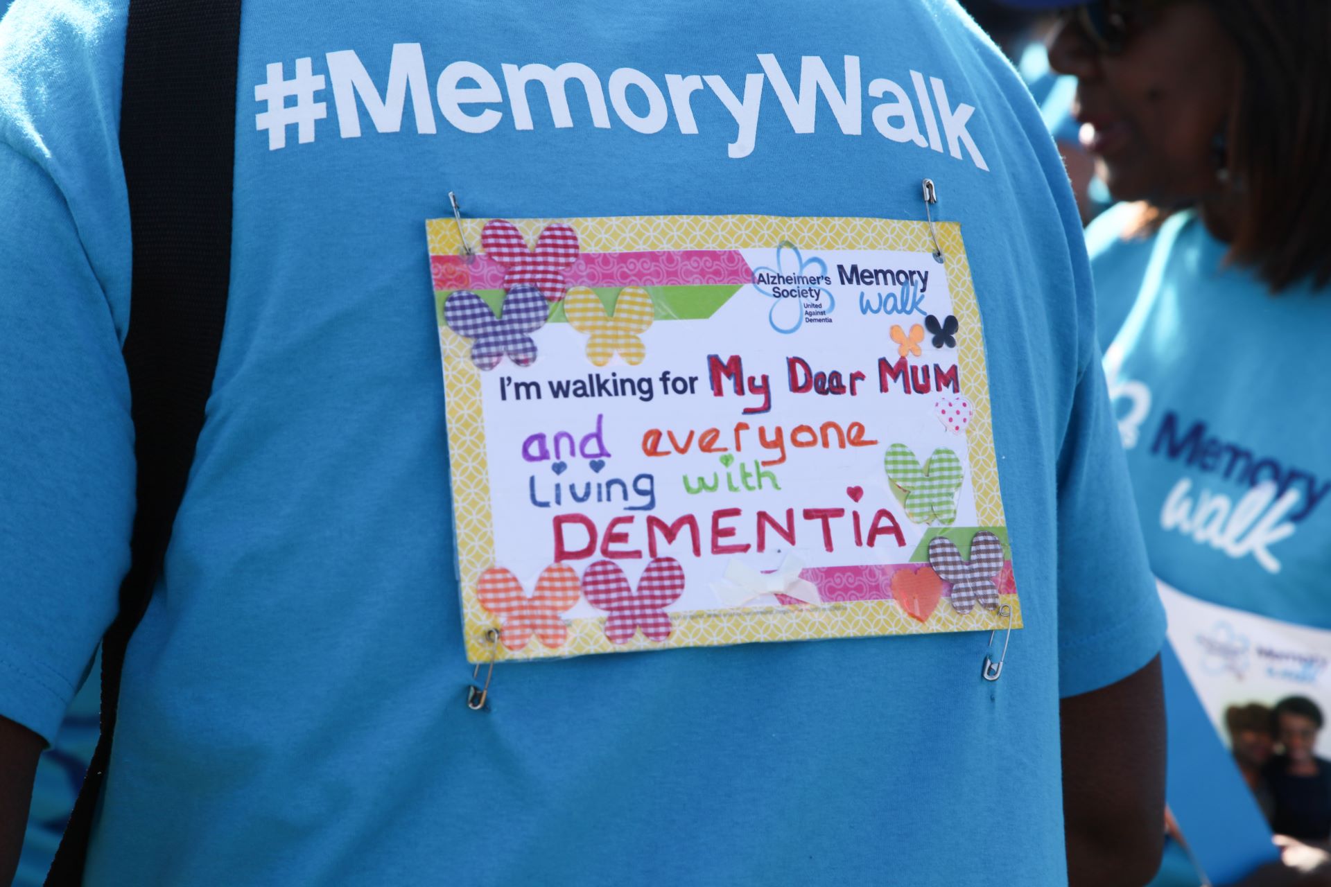 Fundraising for Memory Walk Alzheimer's Society