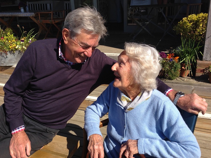 Davina McCall's father Andrew with his mother Pippy