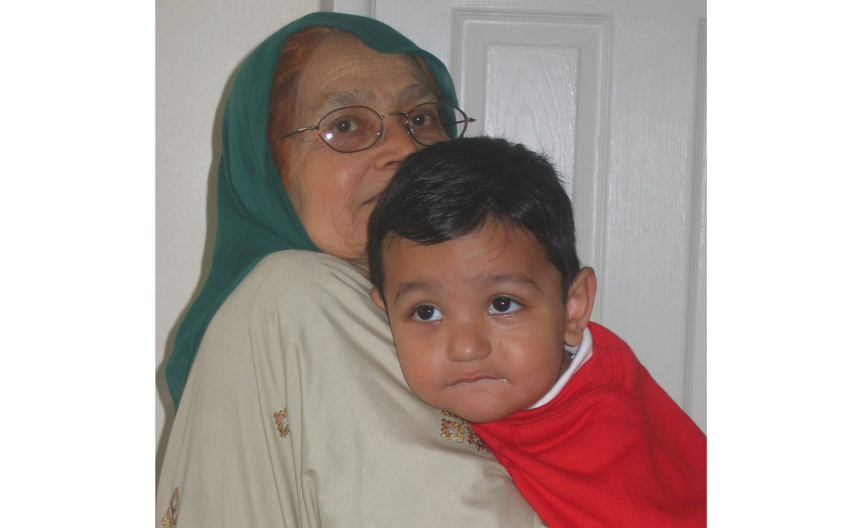 A'yaan and his grandmother