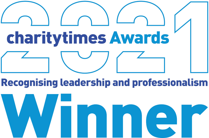Logo for the Winner of a Charity Times Award 2021