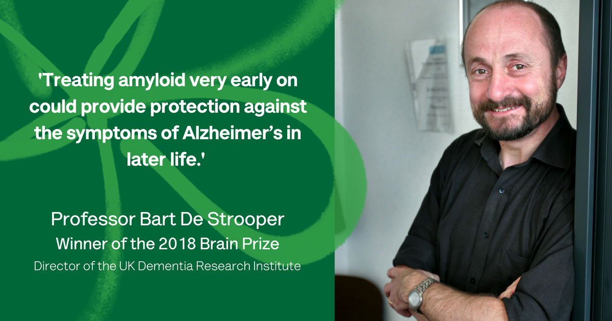 Bart De Strooper, winner of the 'Brain Prize'