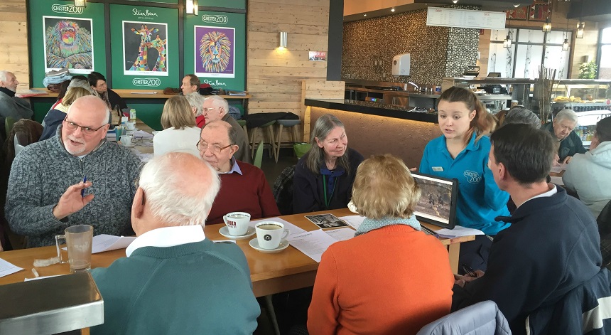 Dementia friendly cafe at Chester zoo