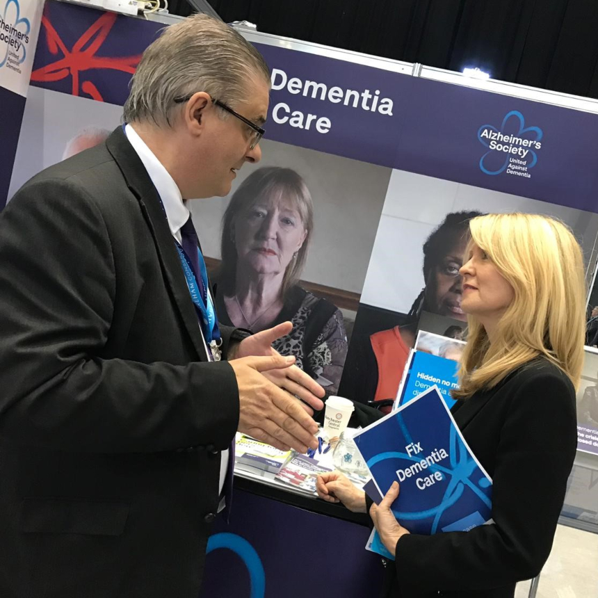 Esther McVey with Howard