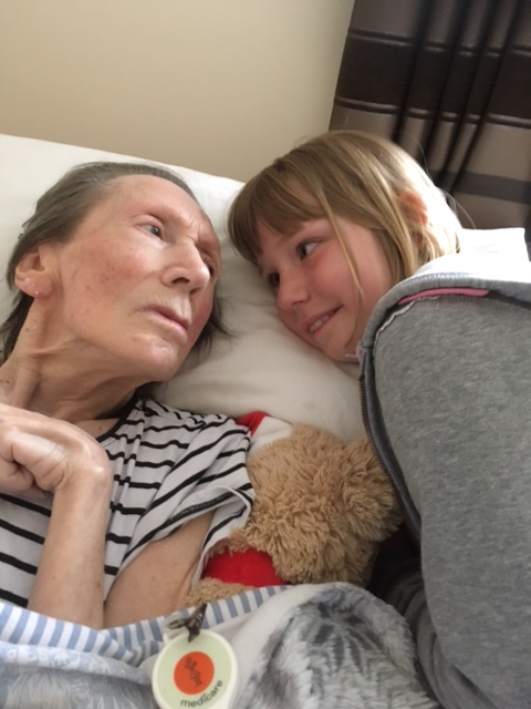 Judith's mum, Joan, and Joan’s grand-daughter, Skye