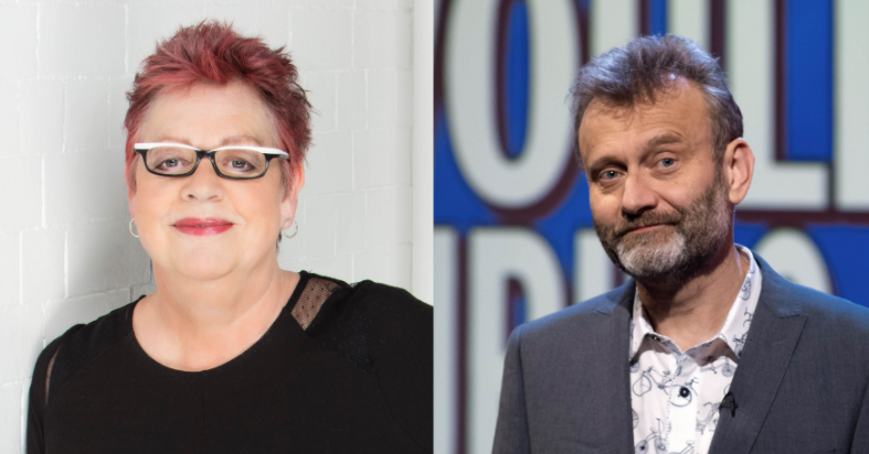 Jo Brand and Hugh Dennis