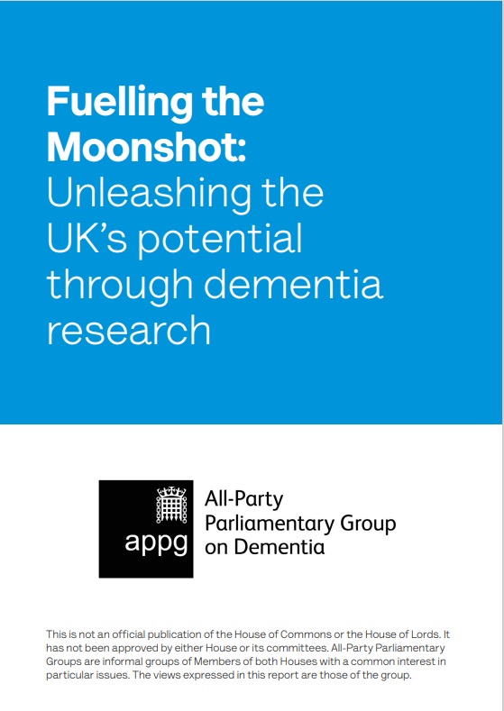 APPG on Dementia: Fuelling the Moonshot Report