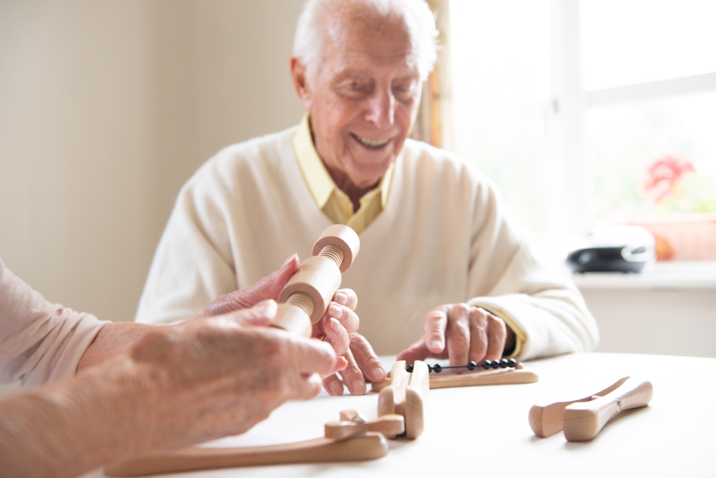 Man using Fidget Widgets