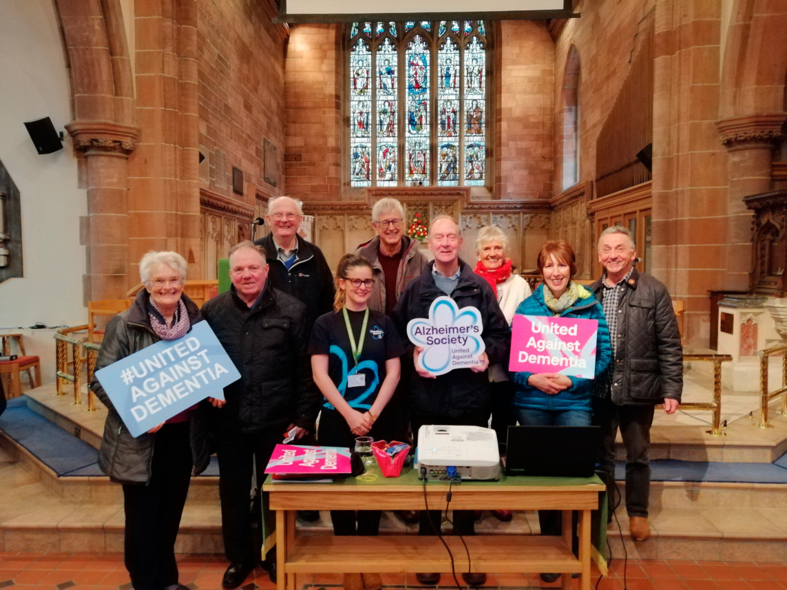 Dementia-friendly church service group in Northern Ireland 2019