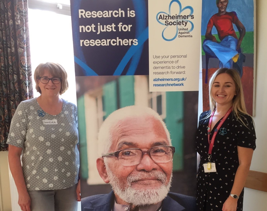Research Network volunteers at event 