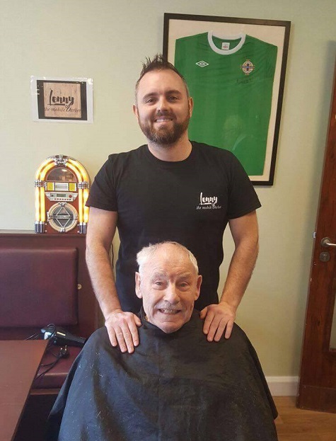 dementia-friendly barber, Lenny White