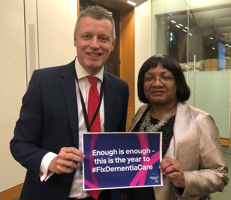 Diane Abbott and Dementia Friends