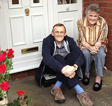 Mark and his mother, Sylvia