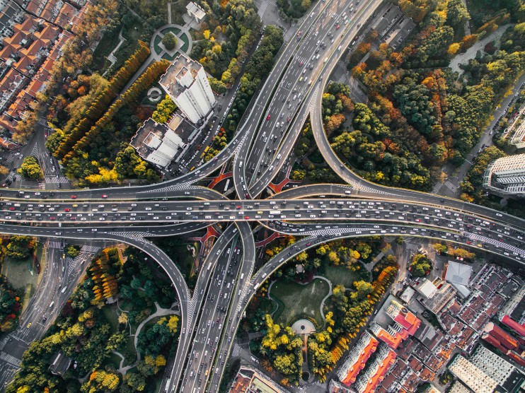 Image of road and cars