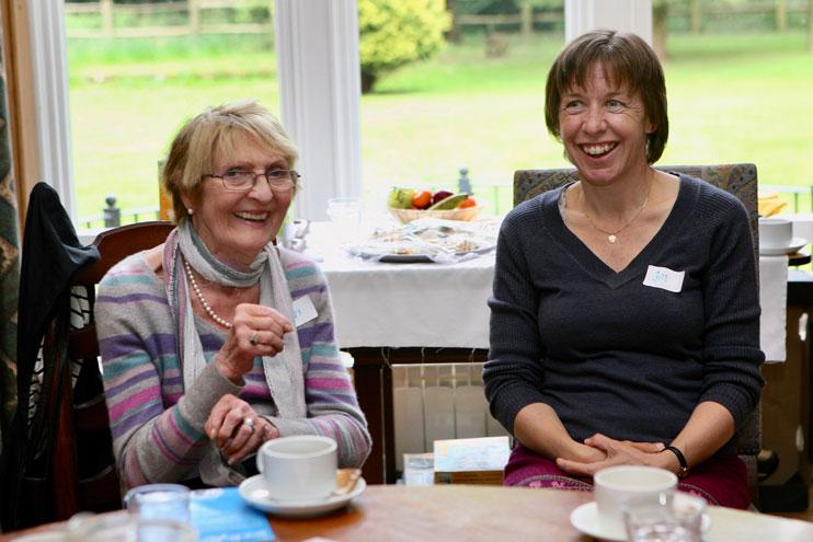 Carol and Gill at Dementia Positive Living Group.