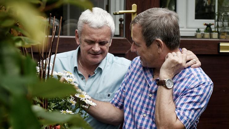 Tom Hughes and his husband Mike Parish.