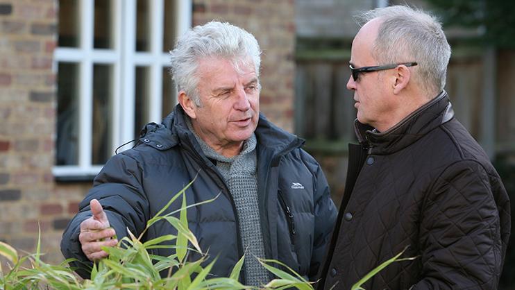 Martin Anderton with his volunteer Andrew Hardwick.