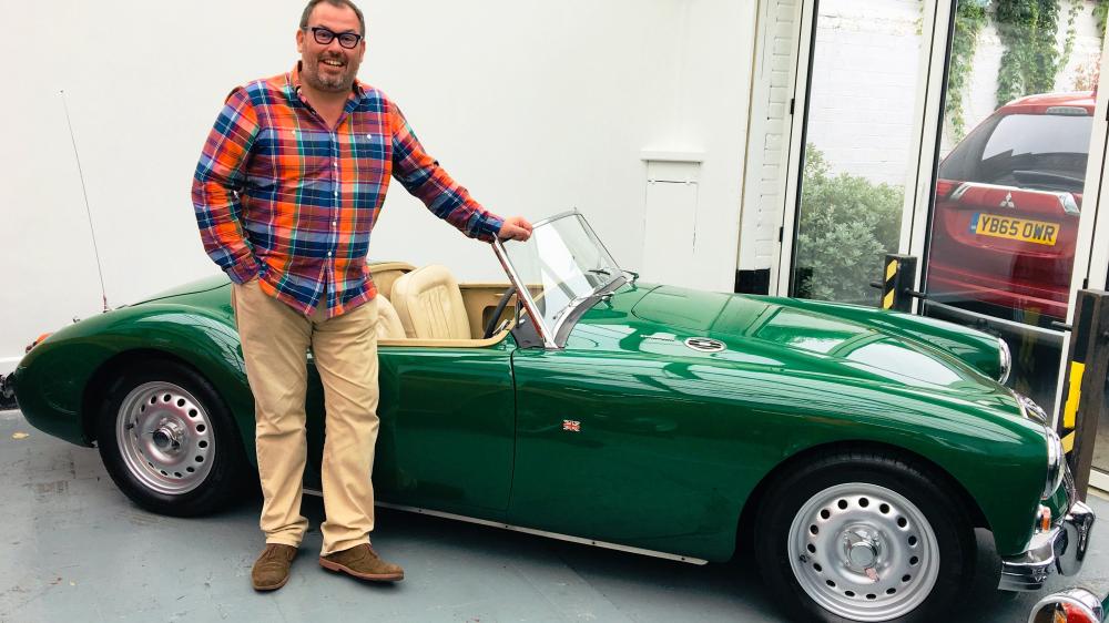 James Davis Reunited with his father's sports car