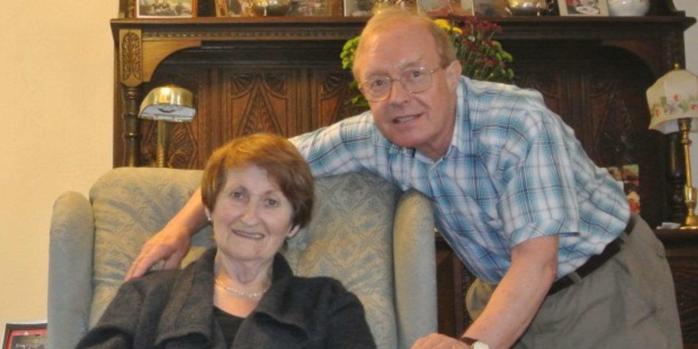 Pauline and Peter Garside in 2014