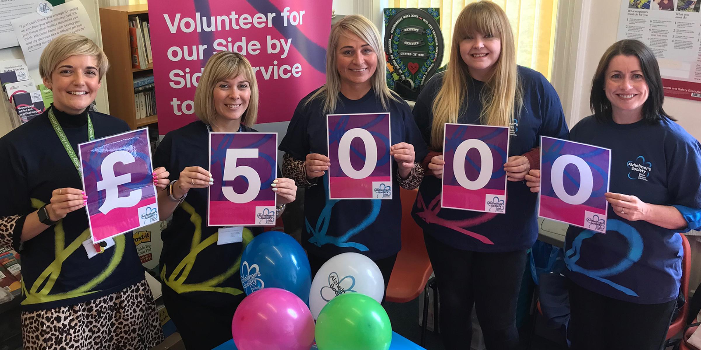 Damart and Alzheimer's Society staff