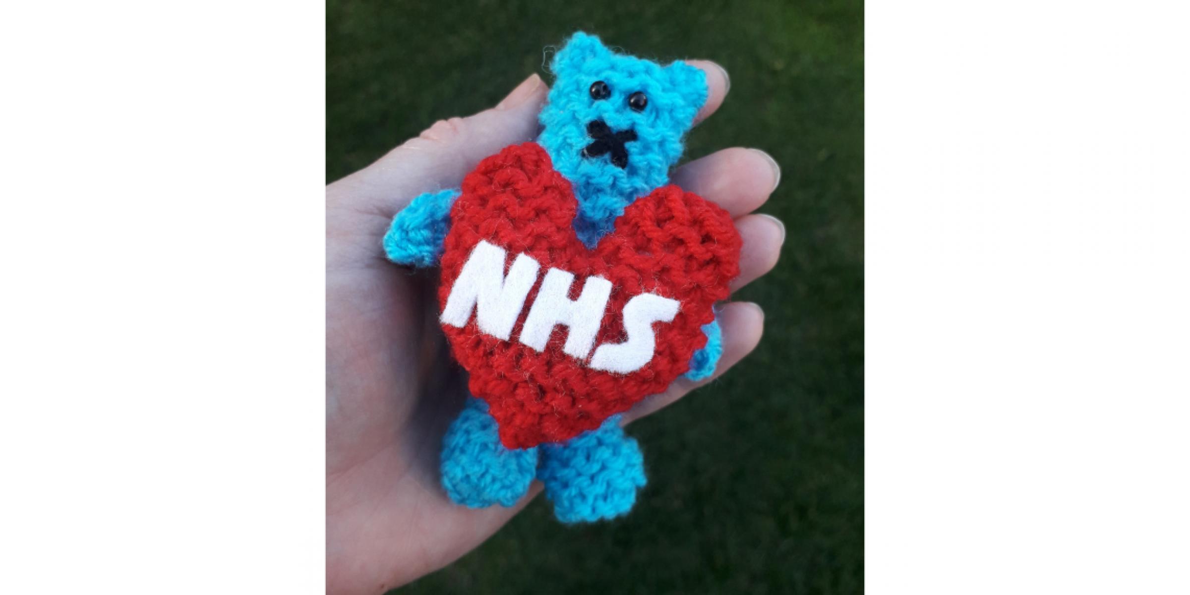 NHS Snuggle Bear Fidget Toy Hero