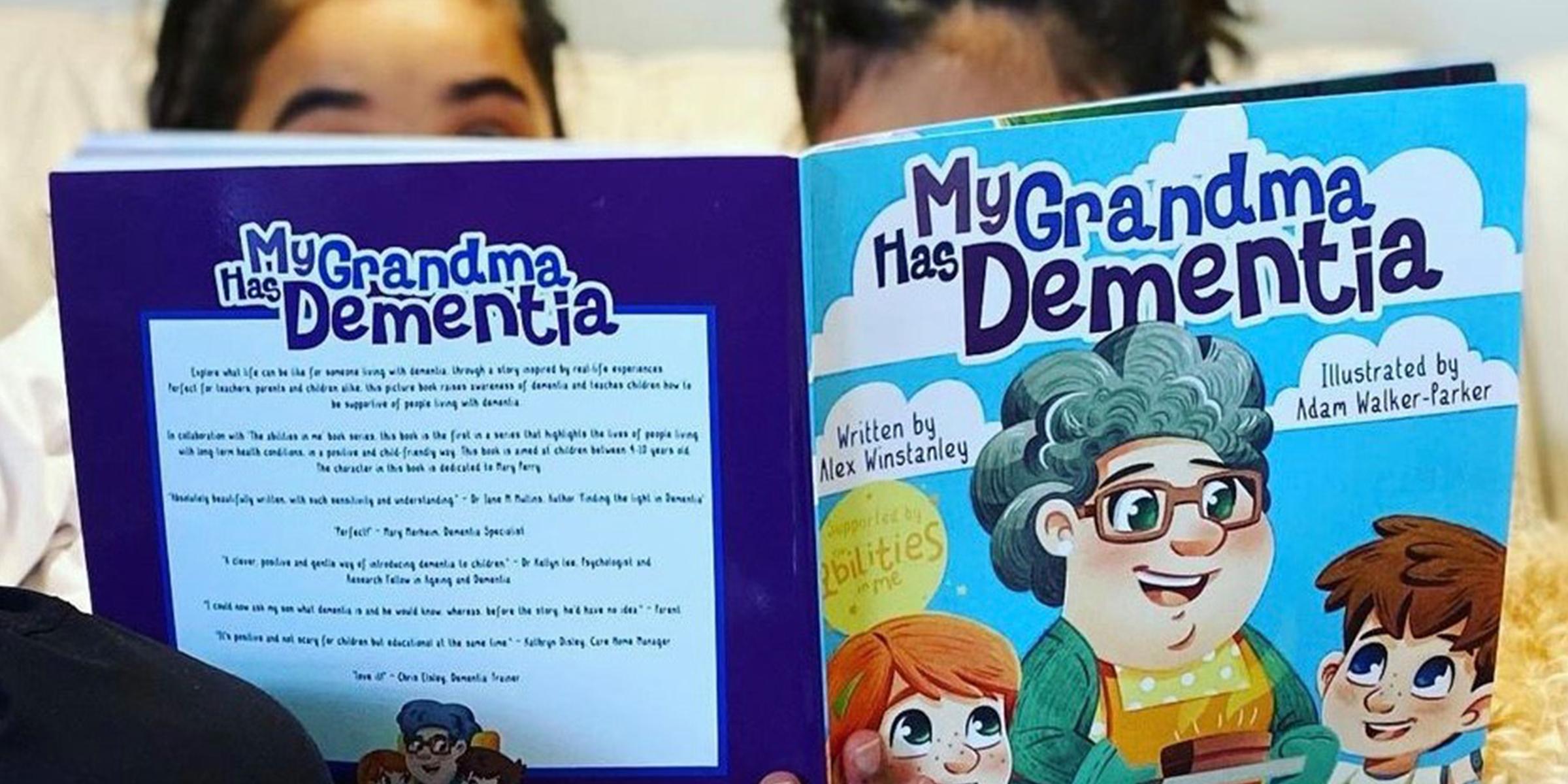 Children reading My Grandma has Dementia