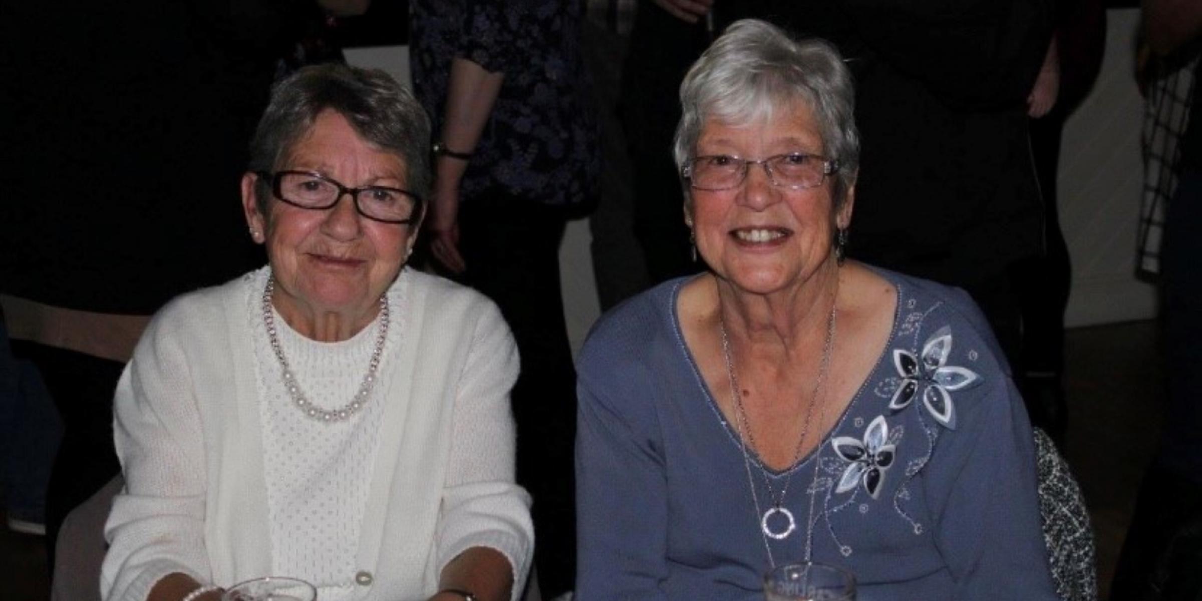 Georgia's two grandmothers, Bet and Janet