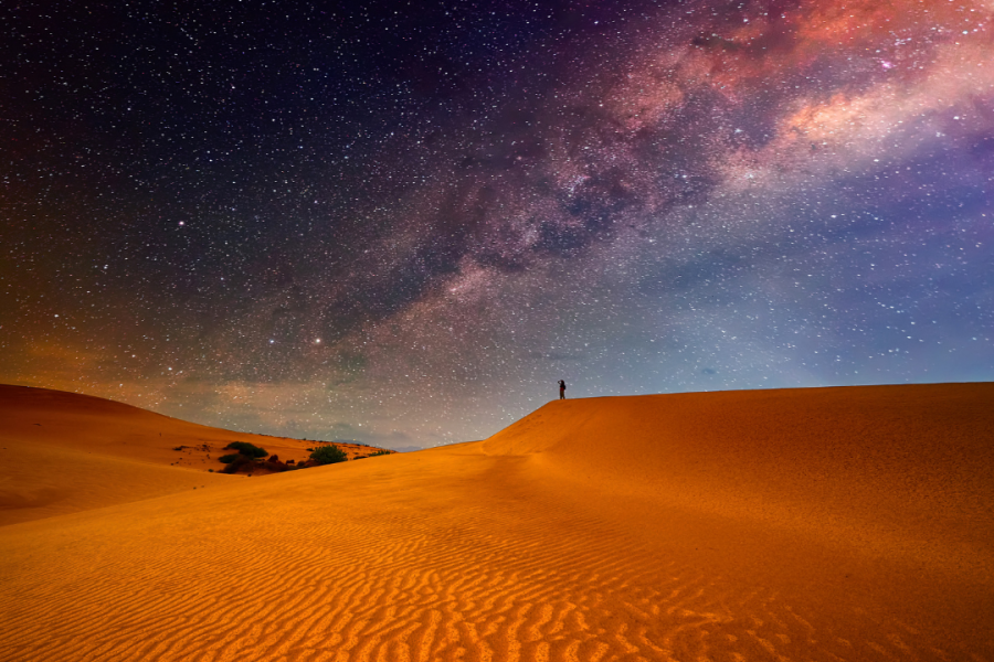 Sahara at dusk
