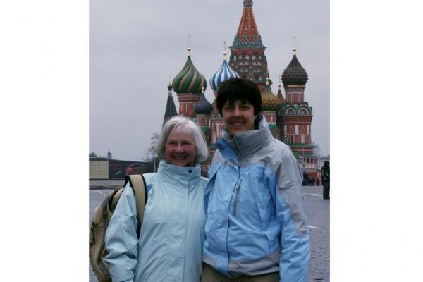 Kate Lee with her mum