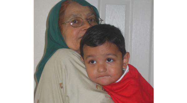 A'yaan and his grandmother
