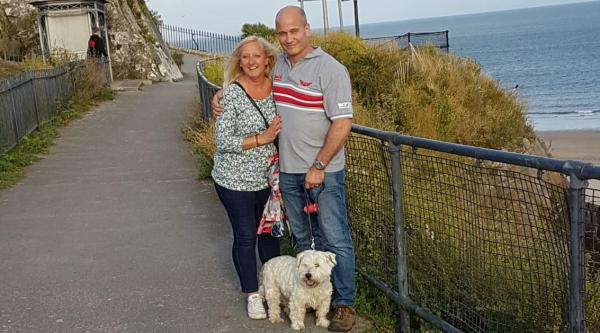 Debbie with her husband Steve