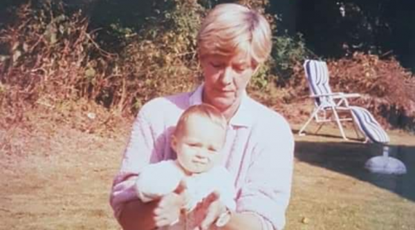 An old photo of Aimee with her late gran, Helen
