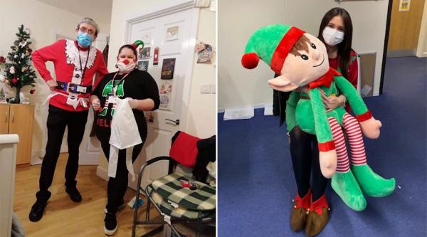 Elf Day at Liberty Care Flintshire