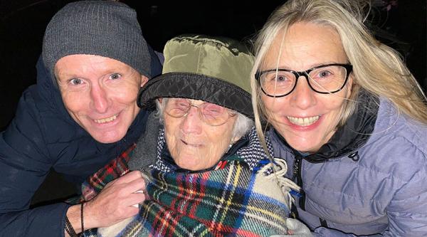 Jay with Nanny V and Tracey