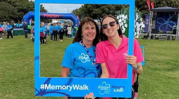 Julie Salkeld with daughter Rebecca