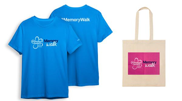 Memory Walk T-shirts and tote bag