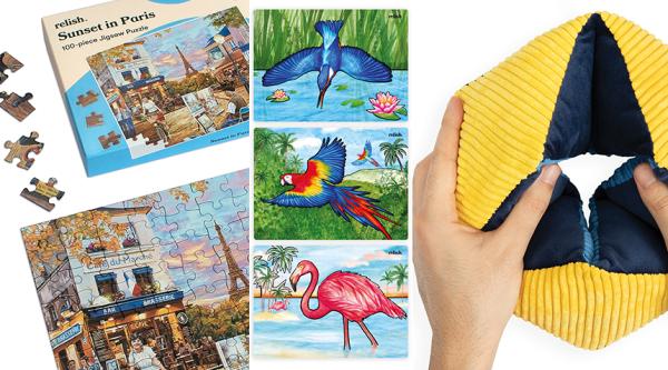 Jigsaw puzzle, Aquapaints and Tactile Turn