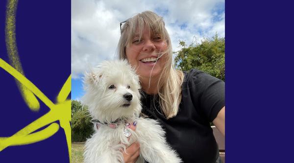 Joanne Redhead with Poppy