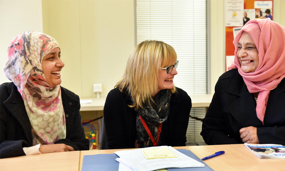 Researcher and service users