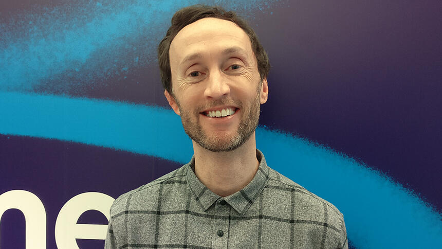 Tim Randall, Stories Manager at Alzheimer's Society