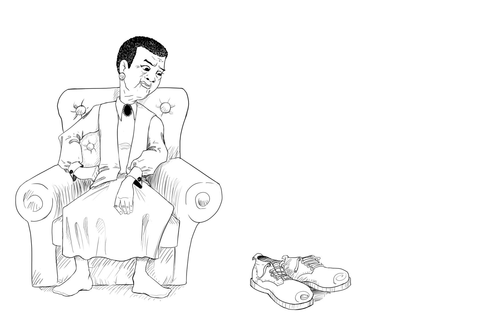 Enomwoyi's mom, Pearl