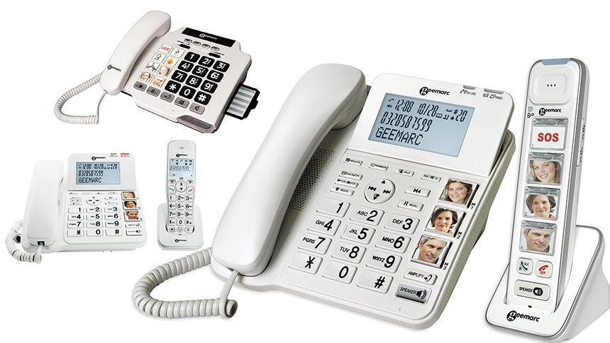 Specially designed landline phones