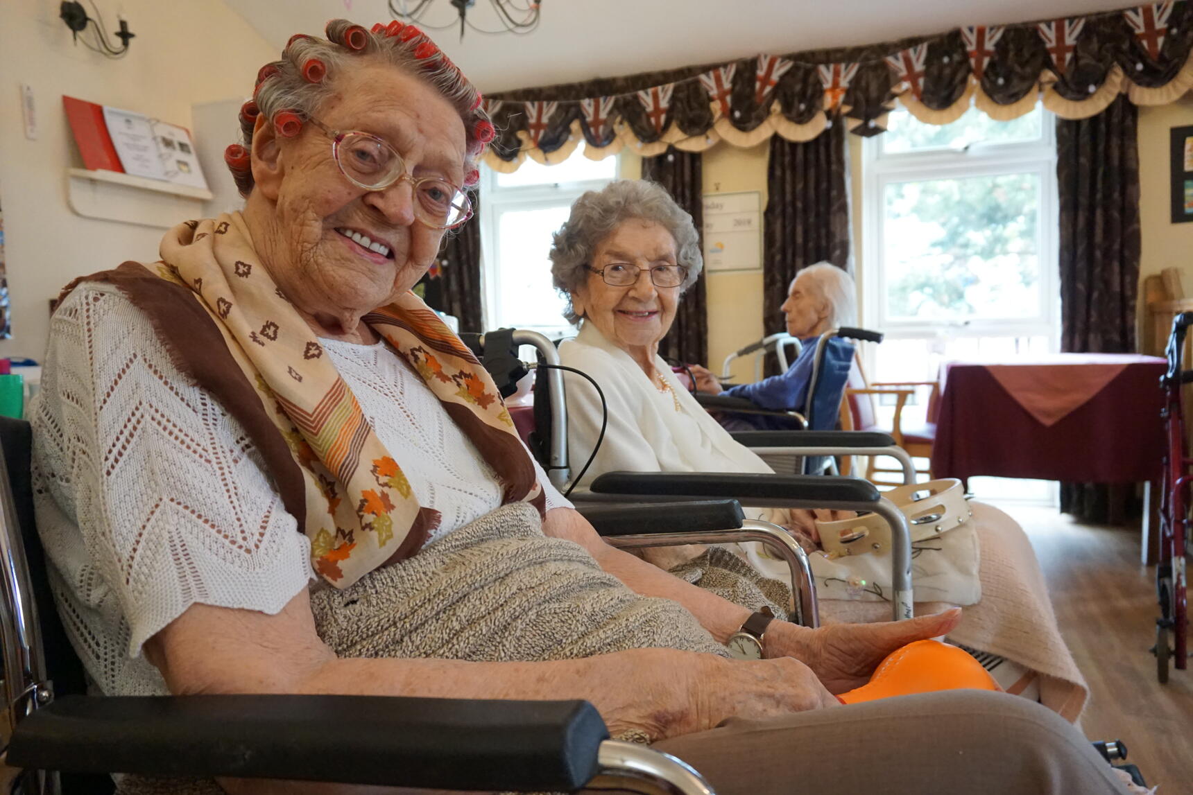 Residents in a care home
