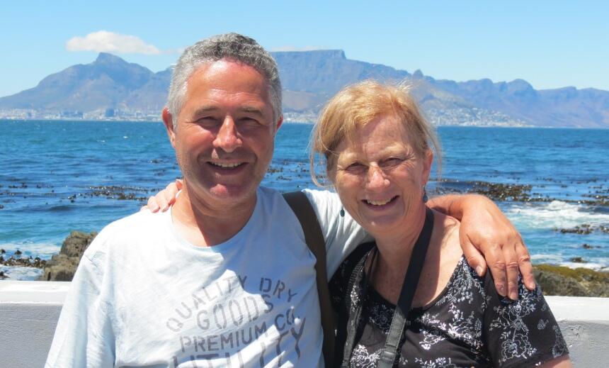 Trevor and his wife Yvonne