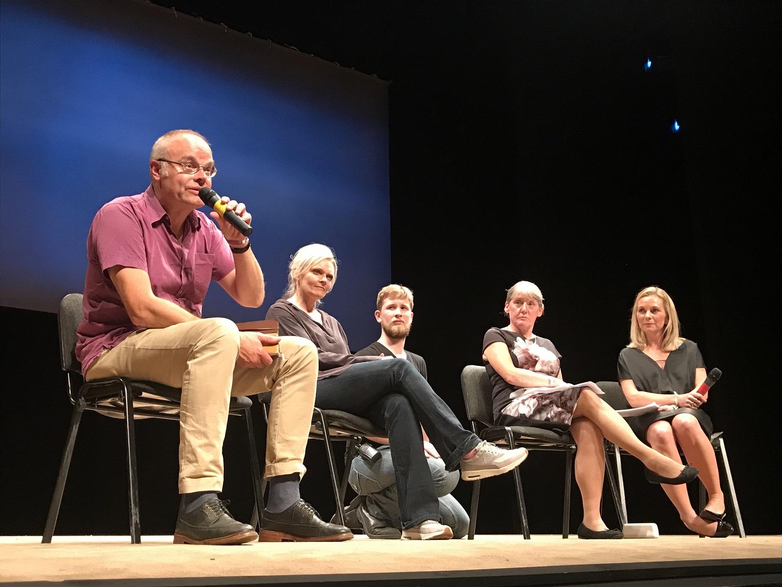 The panel in Richmond included cast members and people living with dementia