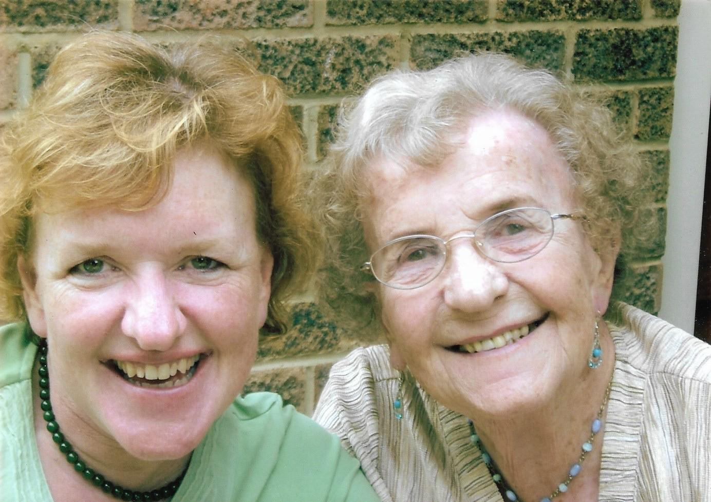 Gwen and my mum, Jane
