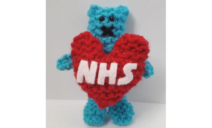 NHS Snuggle Bear Fidget Toy Embed