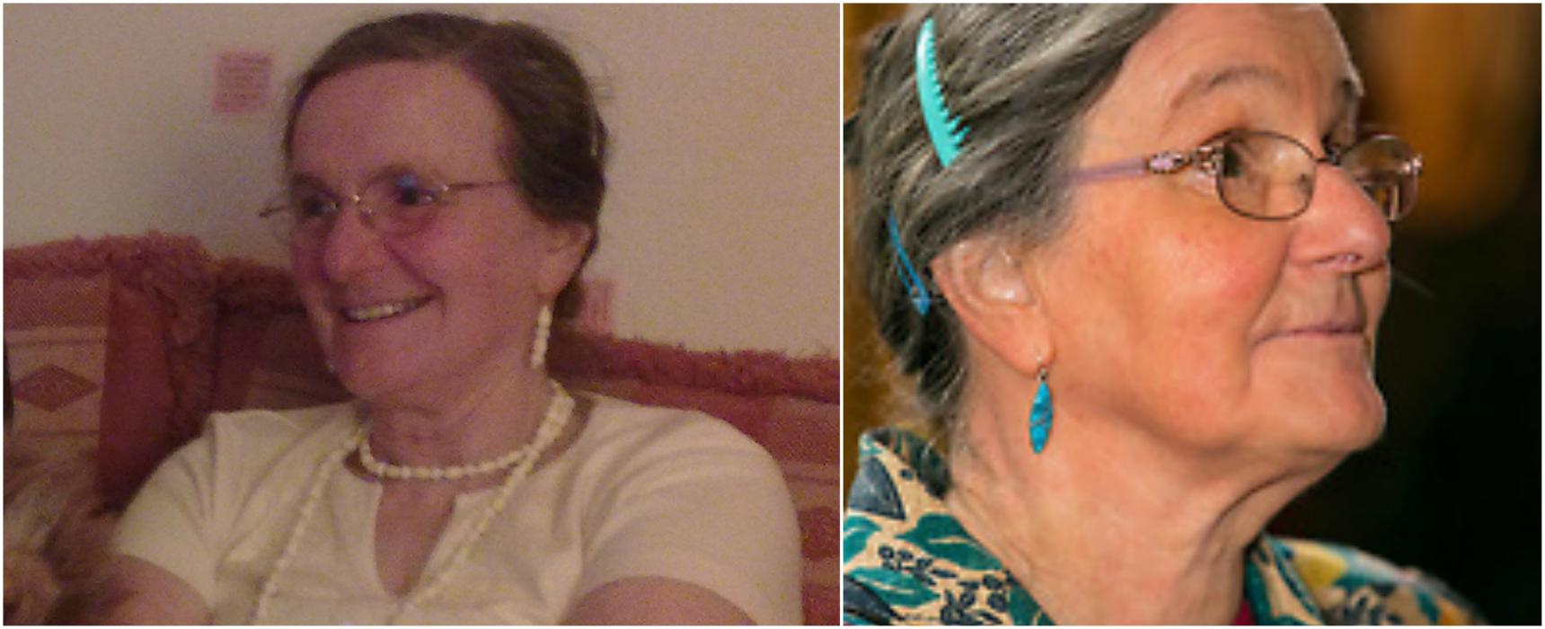 Two pictures of the late Dr Daphne Wallace