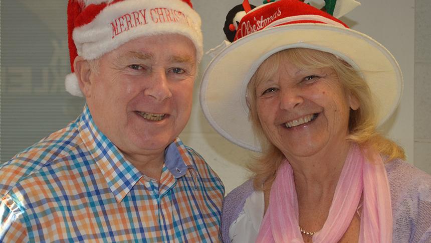 Steven Litchfield with his wife