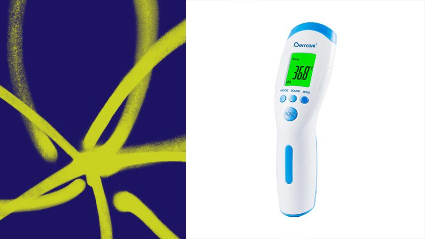 Non-contact Talking Thermometer